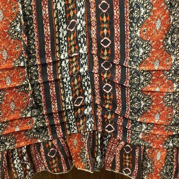 Lucky 🍀 Brand multi color peasant blouse. - Picture 3 of 8